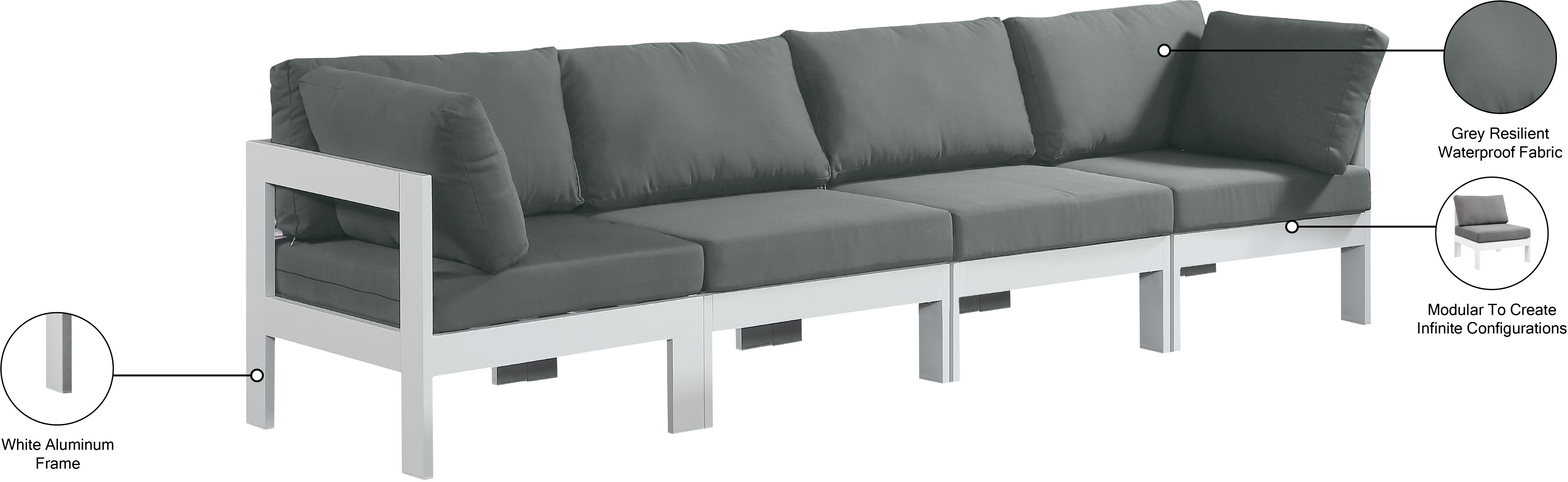 Chaise longue en tissu Orian Teddy