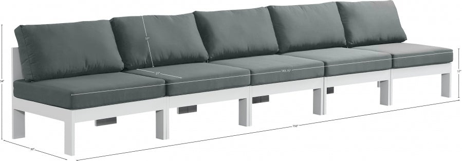 Chaise longue en tissu Orian Teddy