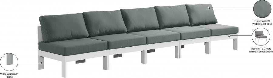 Chaise longue en tissu Orian Teddy