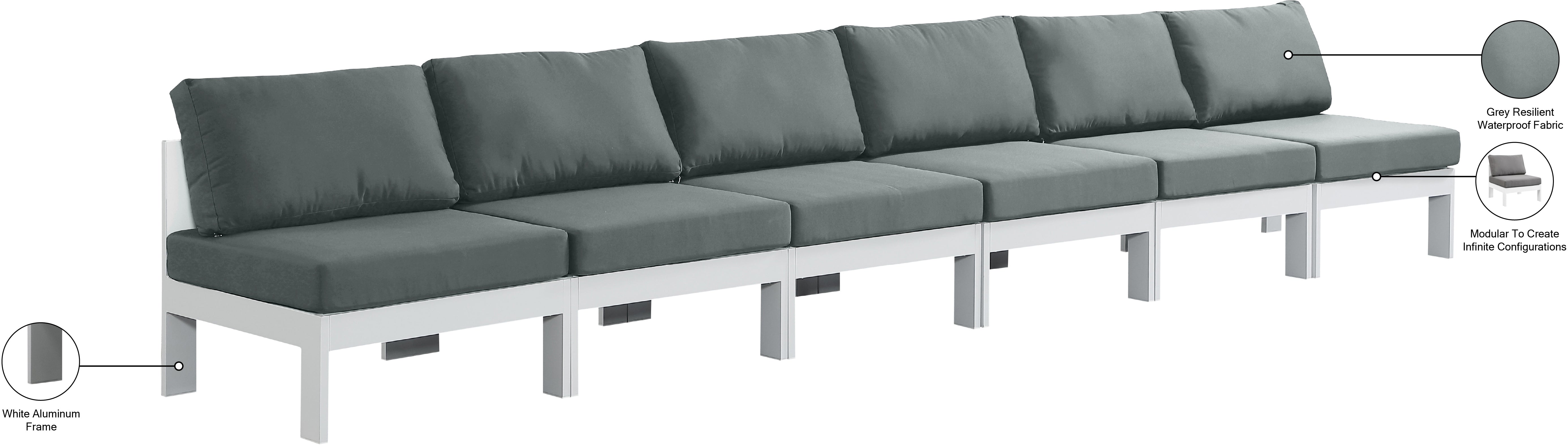 Chaise longue en tissu Orian Teddy