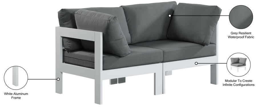 Chaise longue en tissu Orian Teddy