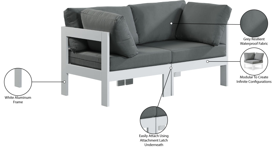 Chaise longue en tissu Orian Teddy