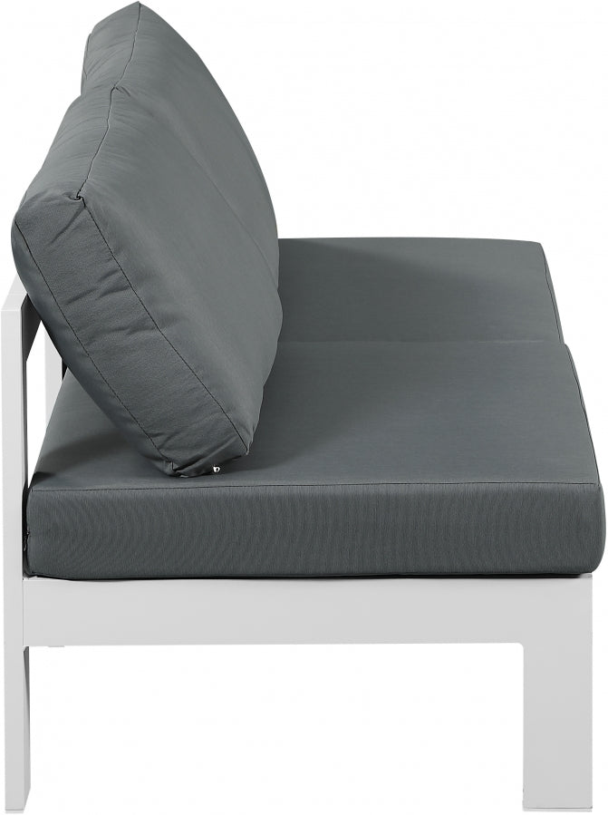 Chaise longue en tissu Orian Teddy