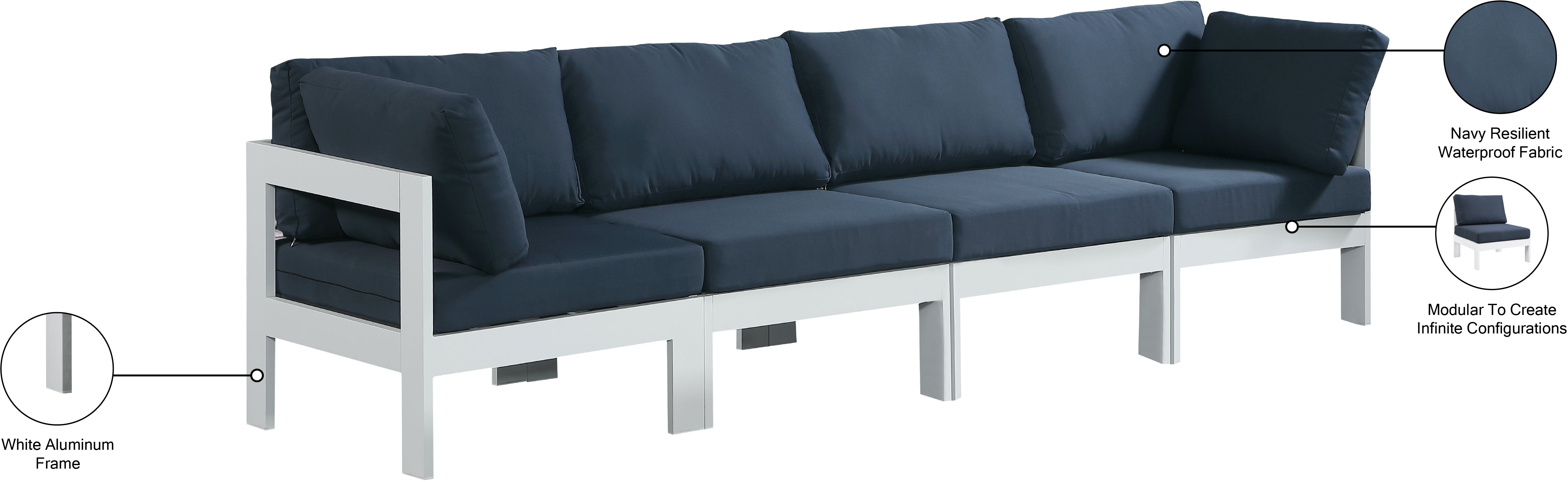Chaise longue en tissu Orian Teddy