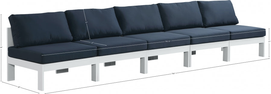 Chaise longue en tissu Orian Teddy