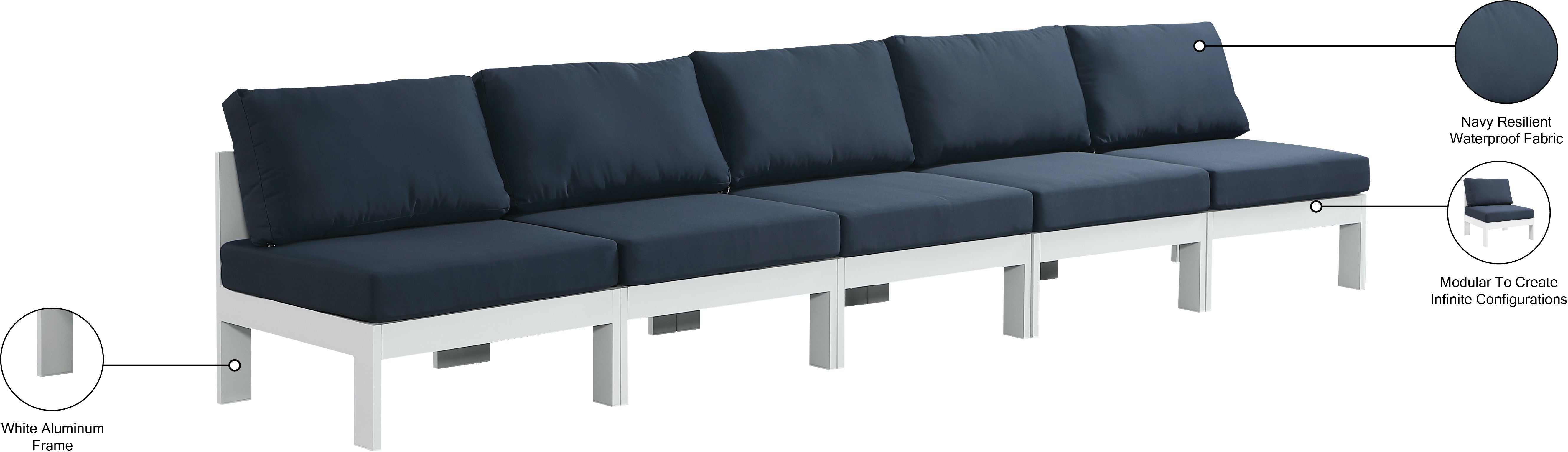 Chaise longue en tissu Orian Teddy