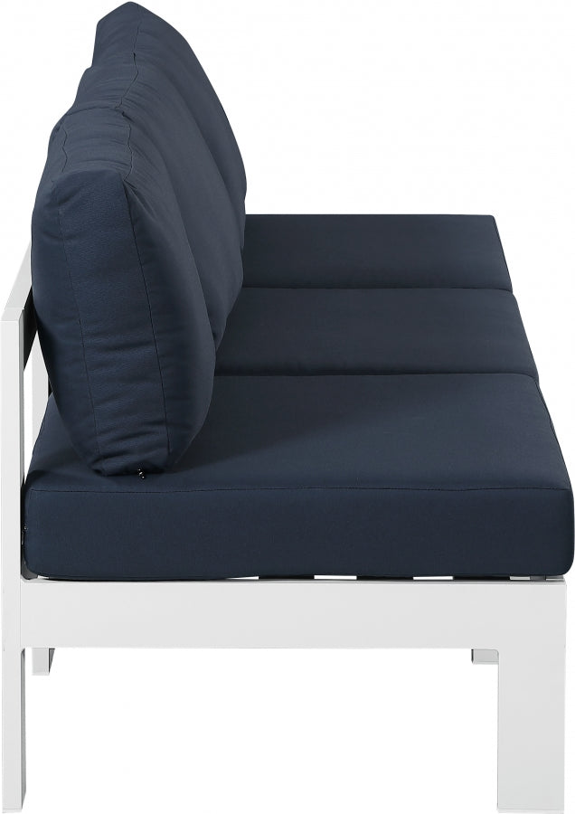 Chaise longue en tissu Orian Teddy