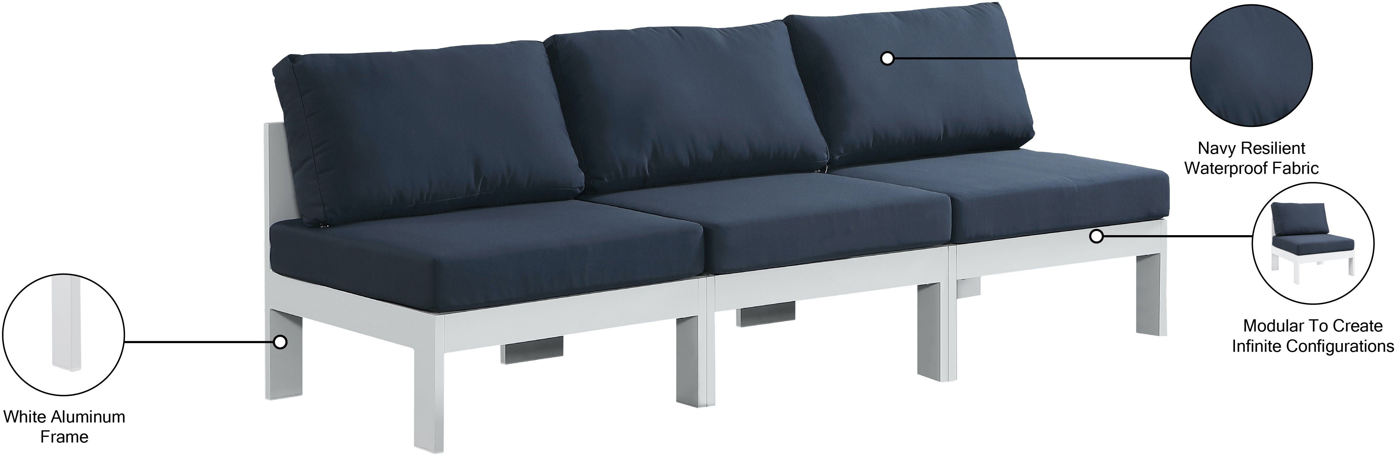 Chaise longue en tissu Orian Teddy