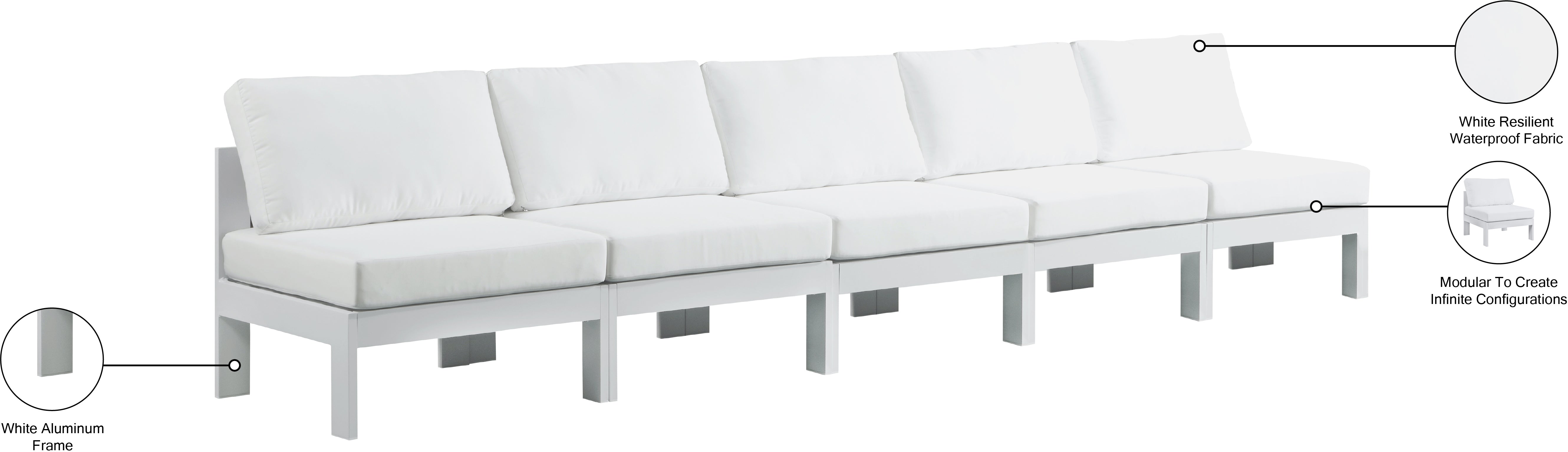 Chaise longue en tissu Orian Teddy