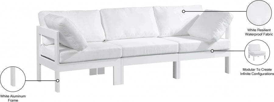 Chaise longue en tissu Orian Teddy
