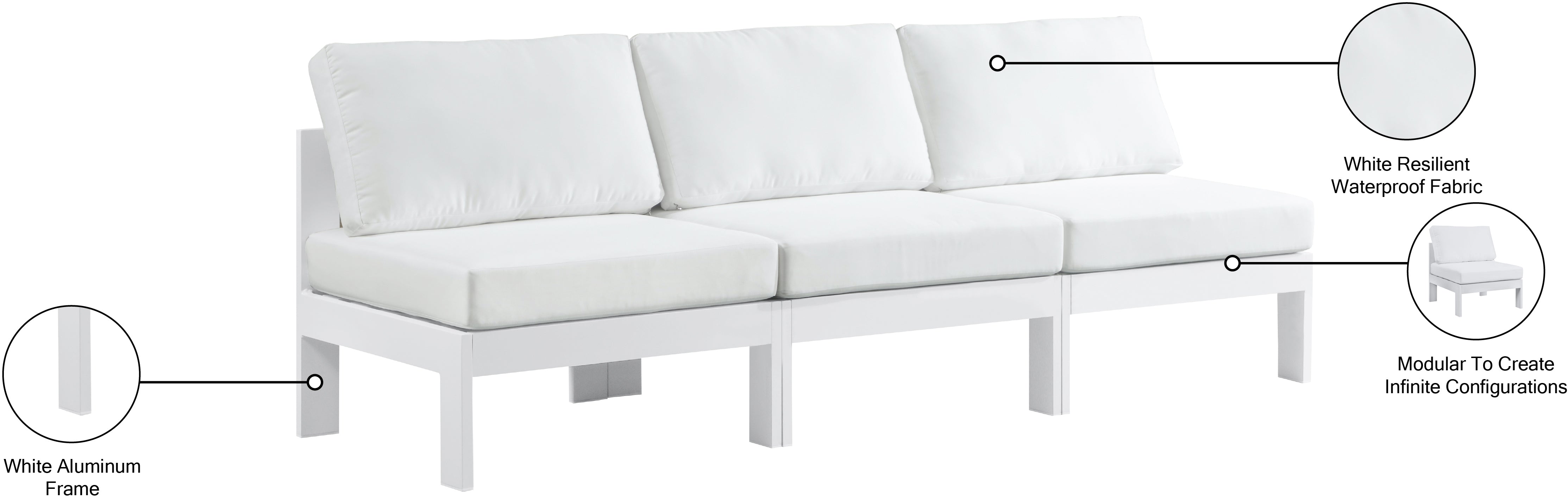 Chaise longue en tissu Orian Teddy