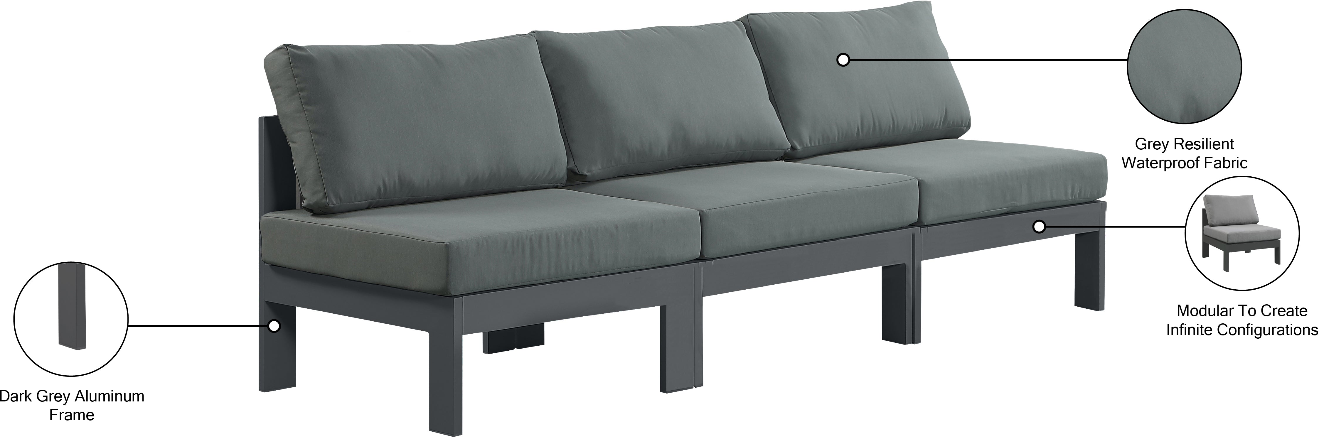 Chaise longue en tissu Orian Teddy