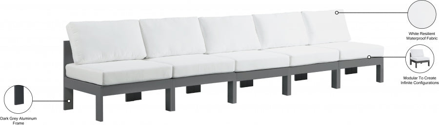 Chaise longue en tissu Orian Teddy