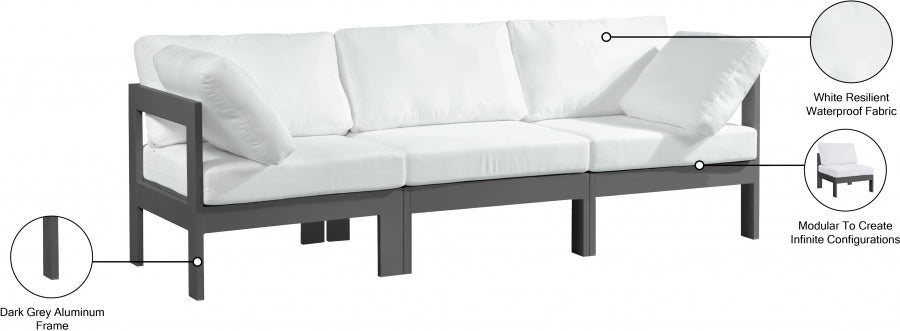 Chaise longue en tissu Orian Teddy