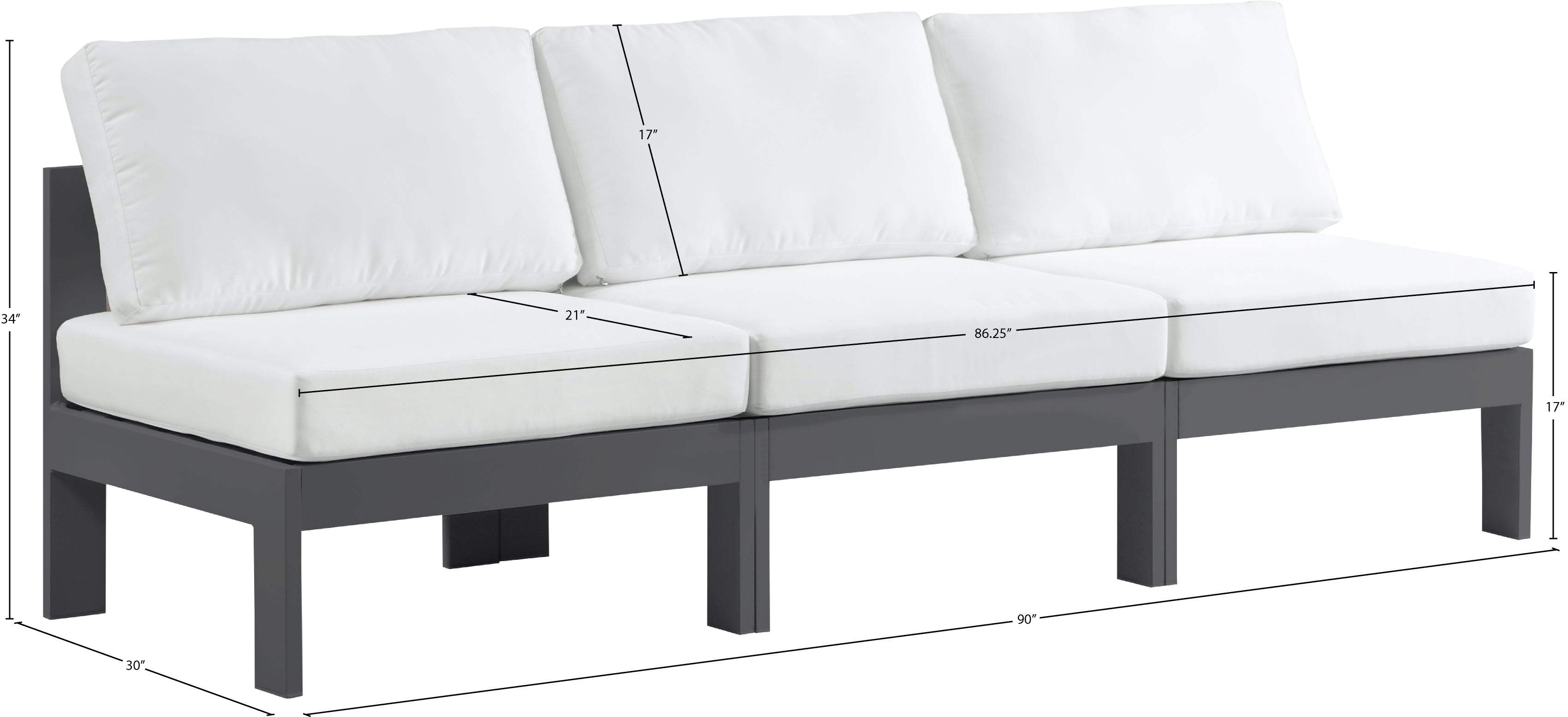 Chaise longue en tissu Orian Teddy