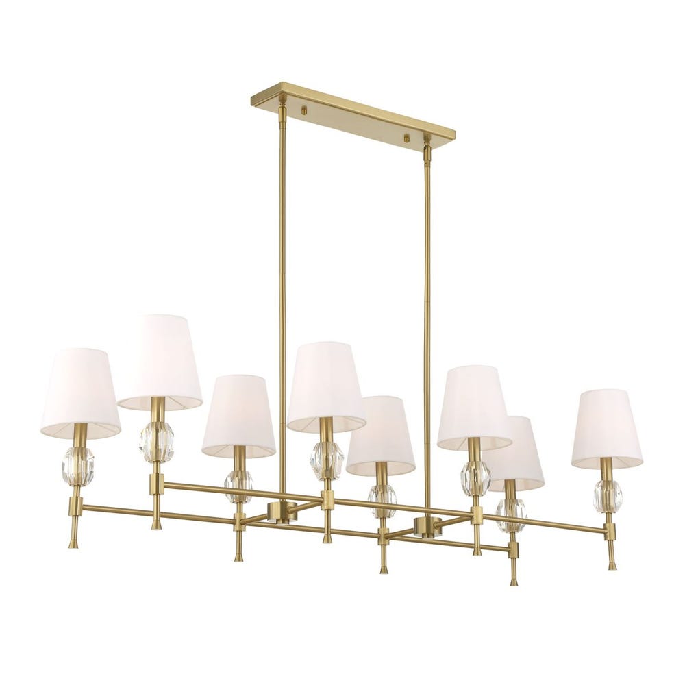 Arques 8 Lt Linear Chandelier