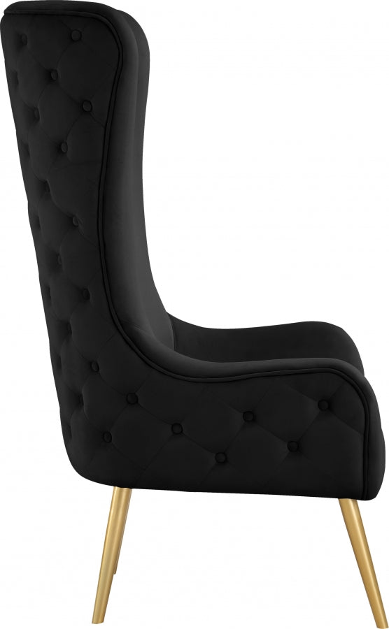 Fauteuil d'appoint rembourré en chenille Vivi