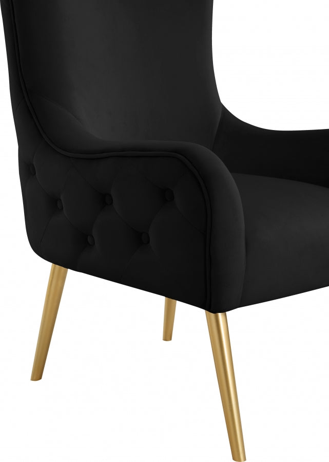 Fauteuil d'appoint rembourré en chenille Vivi