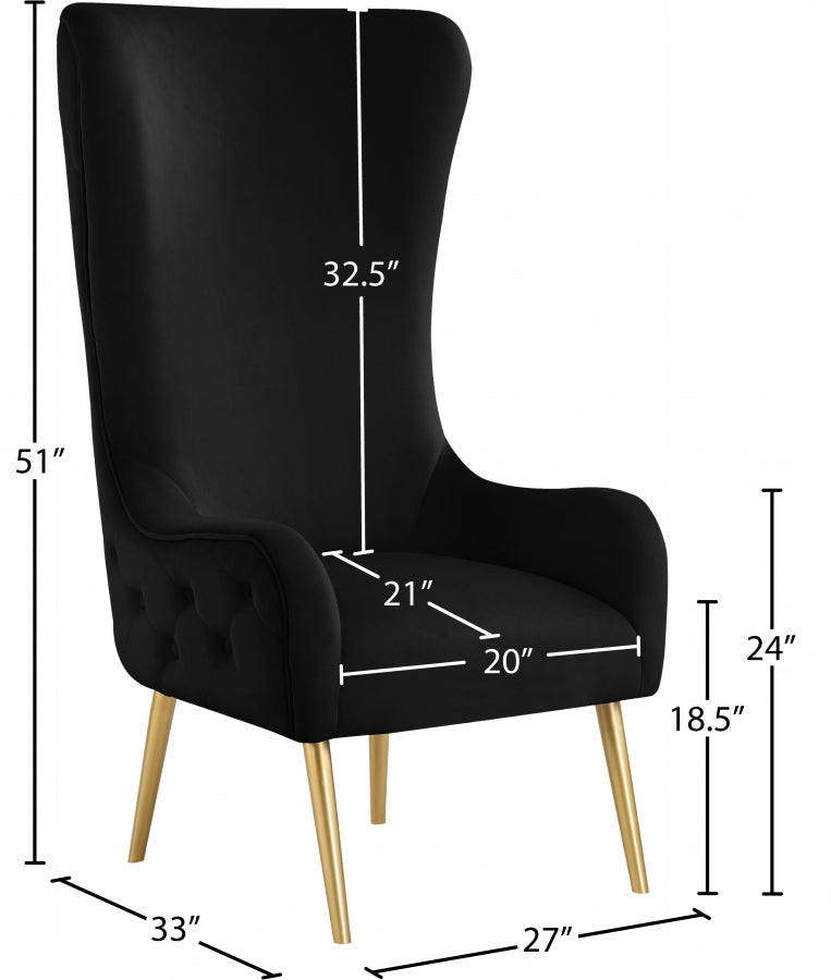 Fauteuil d'appoint rembourré en chenille Vivi