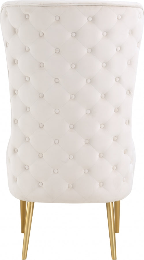 Fauteuil d'appoint rembourré en chenille Vivi