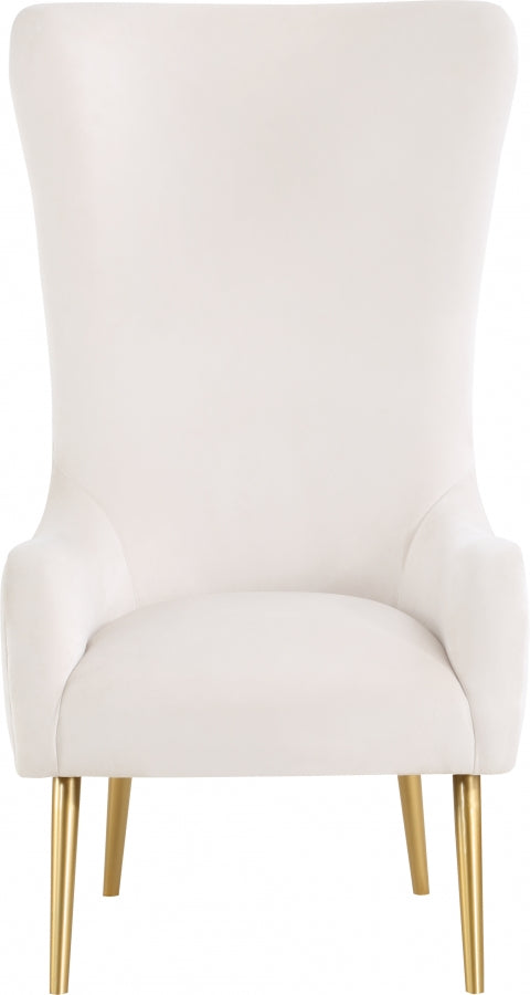 Fauteuil d'appoint rembourré en chenille Vivi
