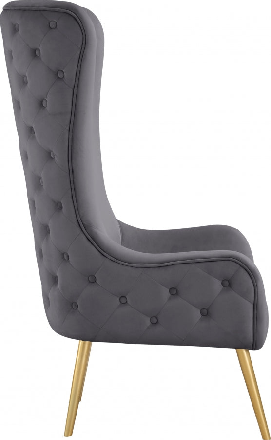 Fauteuil d'appoint rembourré en chenille Vivi