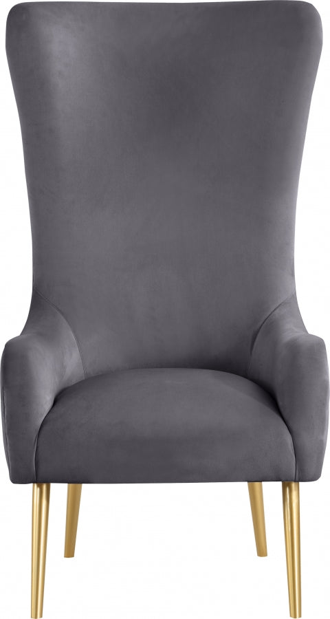 Fauteuil d'appoint rembourré en chenille Vivi