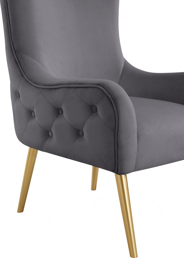 Fauteuil d'appoint rembourré en chenille Vivi