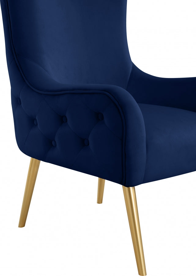 Fauteuil d'appoint rembourré en chenille Vivi