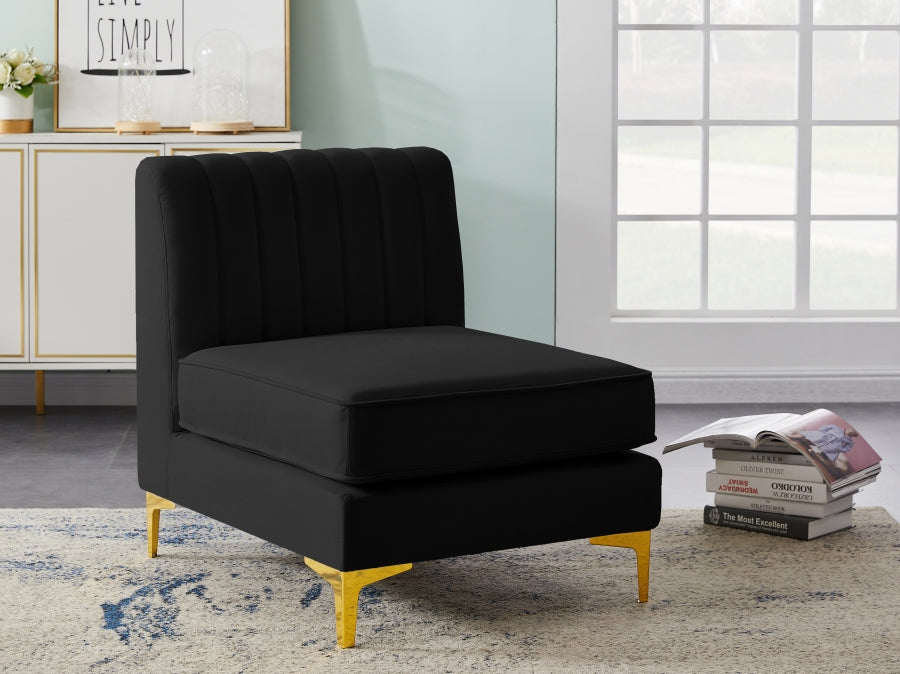 Fauteuil d'appoint rembourré en chenille Vivi