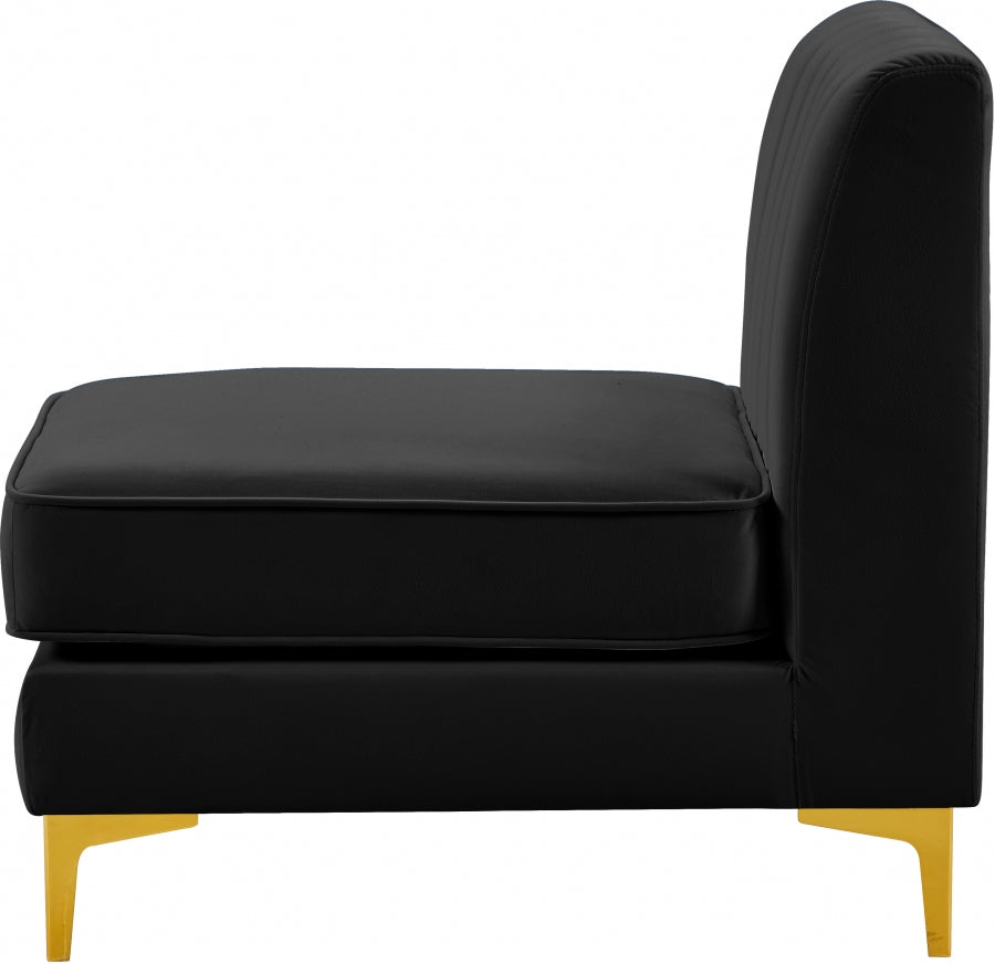 Fauteuil d'appoint rembourré en chenille Vivi