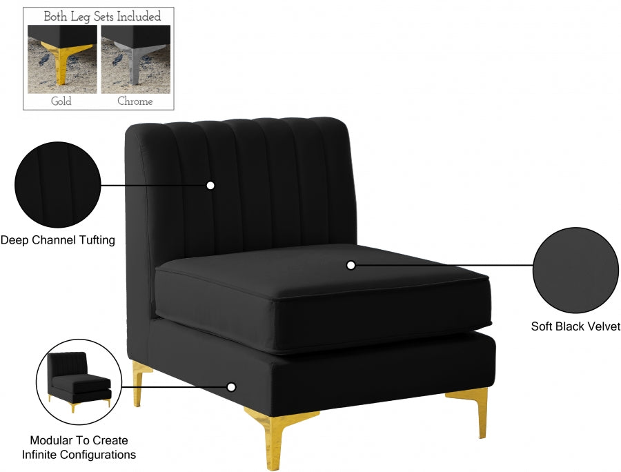 Fauteuil d'appoint rembourré en chenille Vivi
