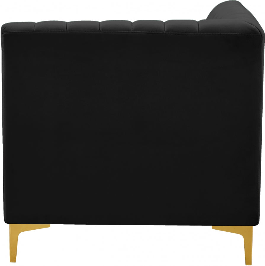 Fauteuil d'appoint rembourré en chenille Vivi
