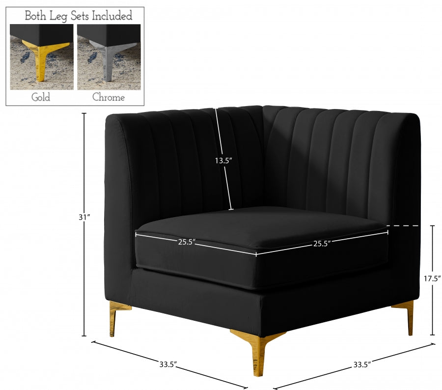 Fauteuil d'appoint rembourré en chenille Vivi