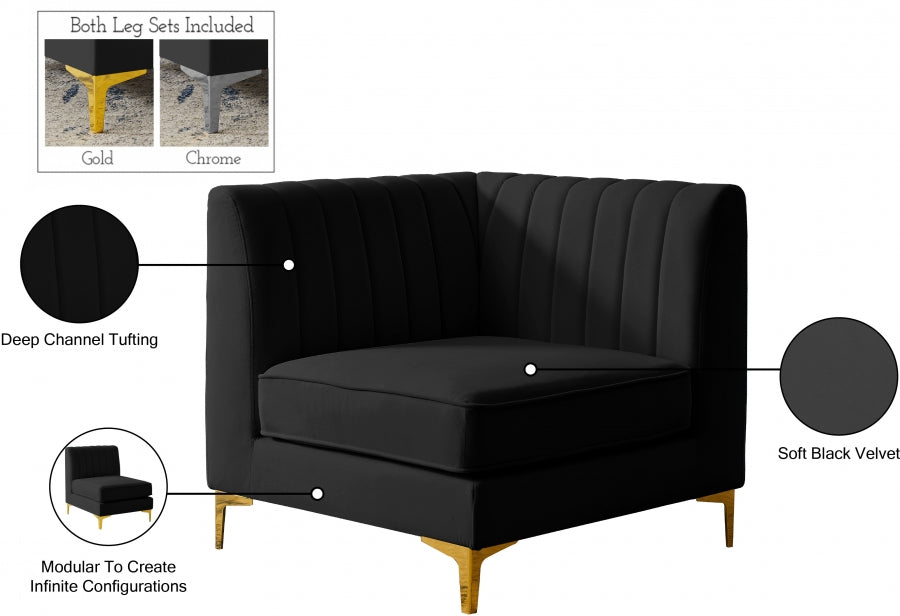Fauteuil d'appoint rembourré en chenille Vivi