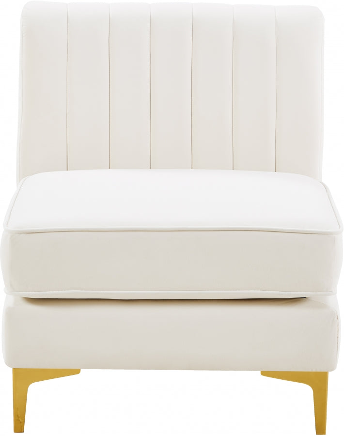 Fauteuil d'appoint rembourré en chenille Vivi