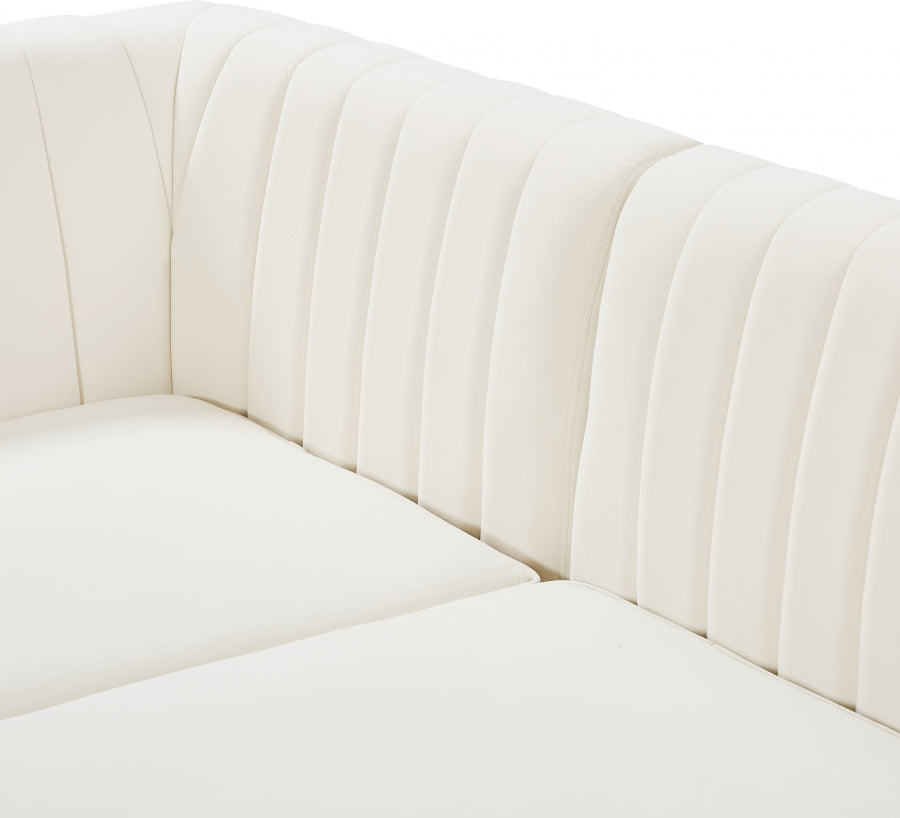 Fauteuil d'appoint rembourré en chenille Vivi