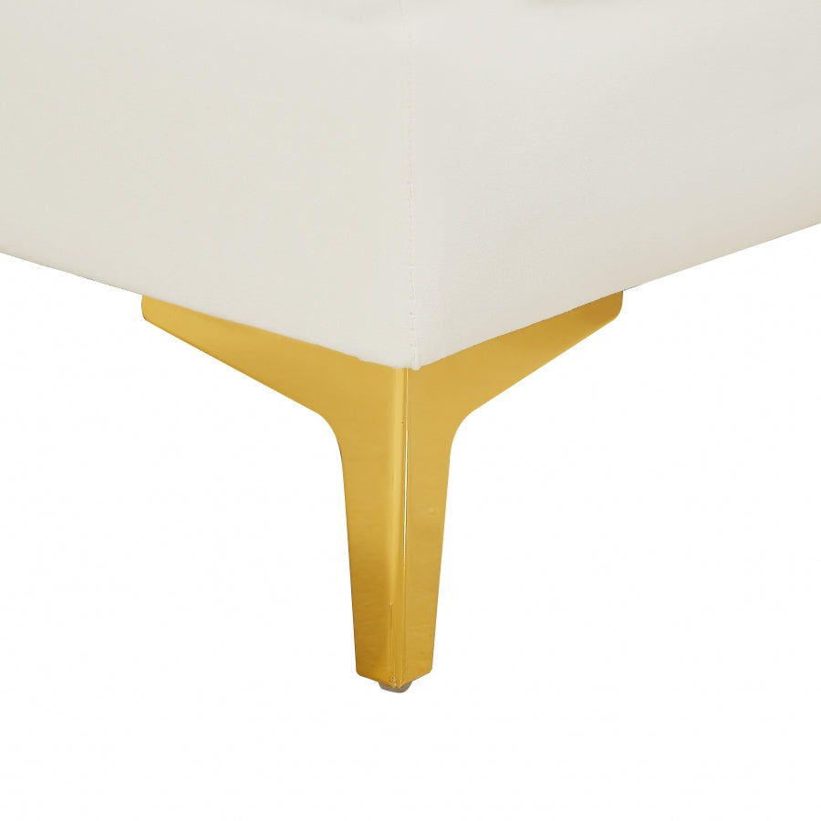 Fauteuil d'appoint rembourré en chenille Vivi