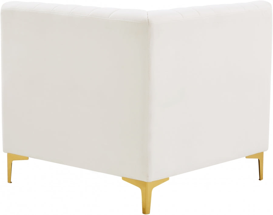 Fauteuil d'appoint rembourré en chenille Vivi