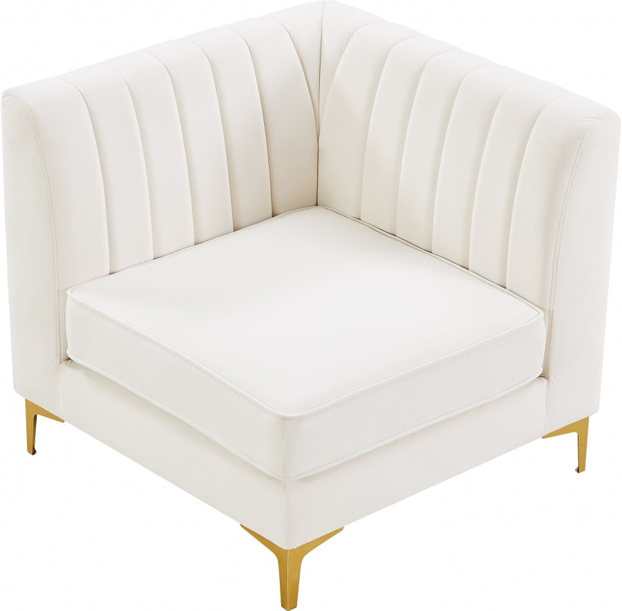 Fauteuil d'appoint rembourré en chenille Vivi