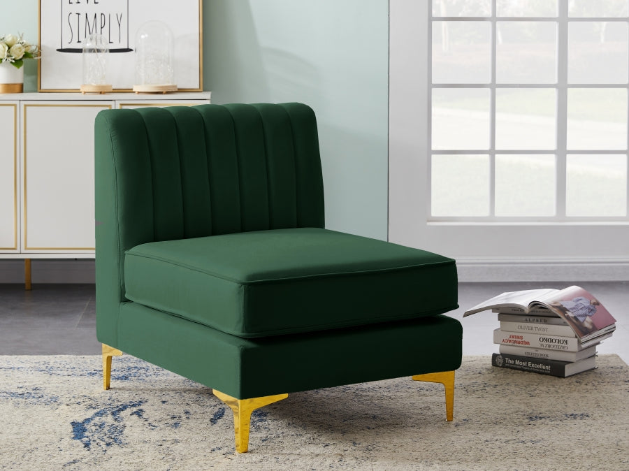 Fauteuil d'appoint rembourré en chenille Vivi