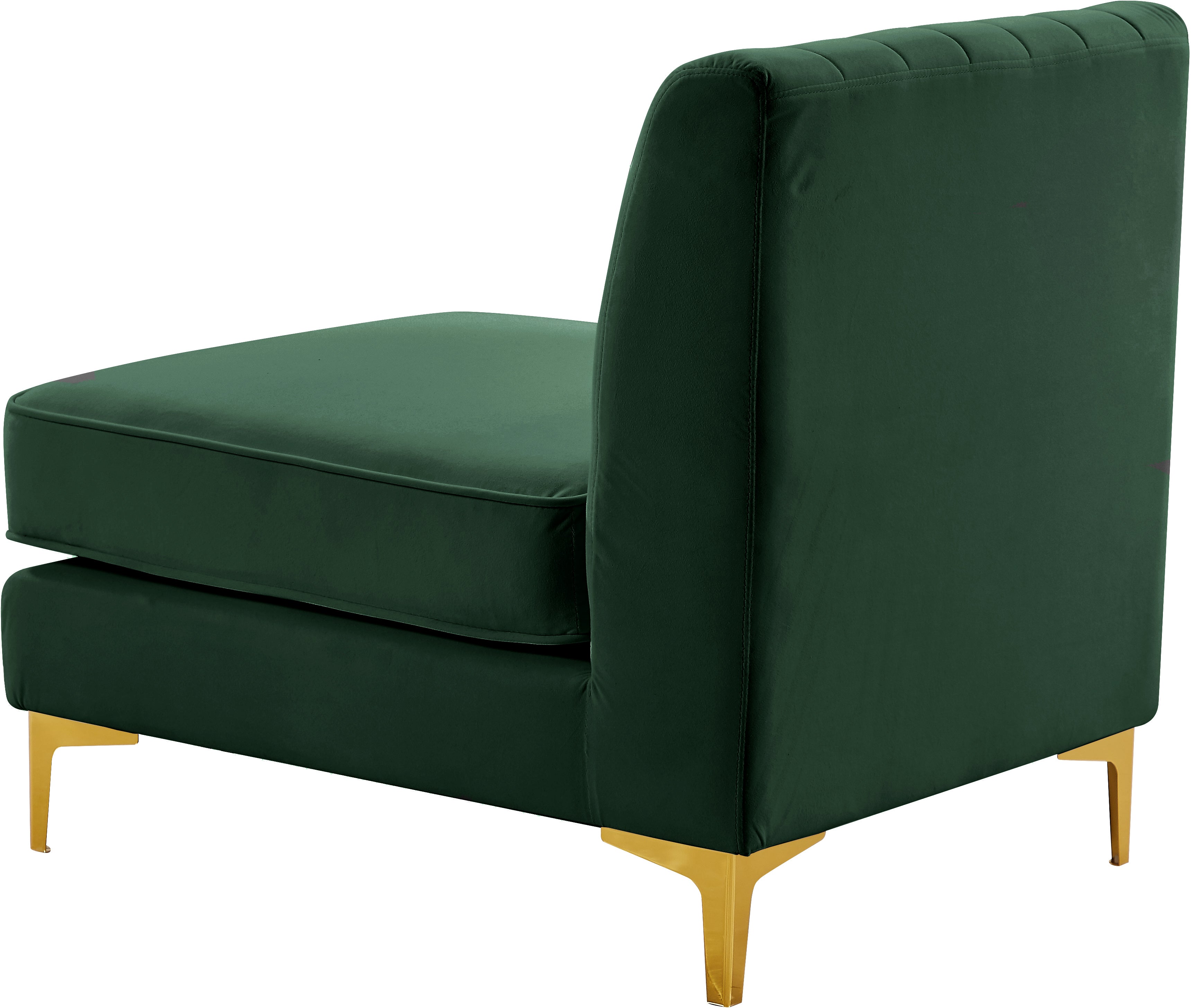 Fauteuil d'appoint rembourré en chenille Vivi