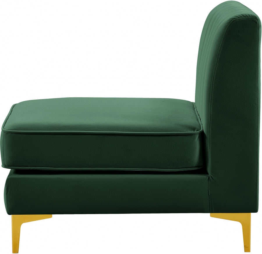 Fauteuil d'appoint rembourré en chenille Vivi