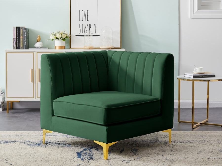 Fauteuil d'appoint rembourré en chenille Vivi