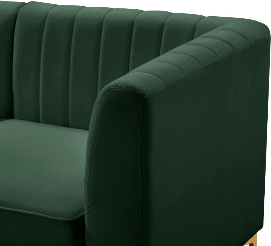 Fauteuil d'appoint rembourré en chenille Vivi