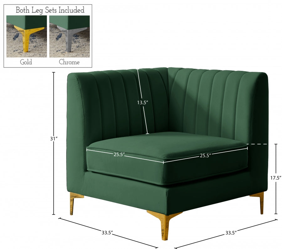 Fauteuil d'appoint rembourré en chenille Vivi