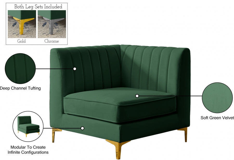 Fauteuil d'appoint rembourré en chenille Vivi
