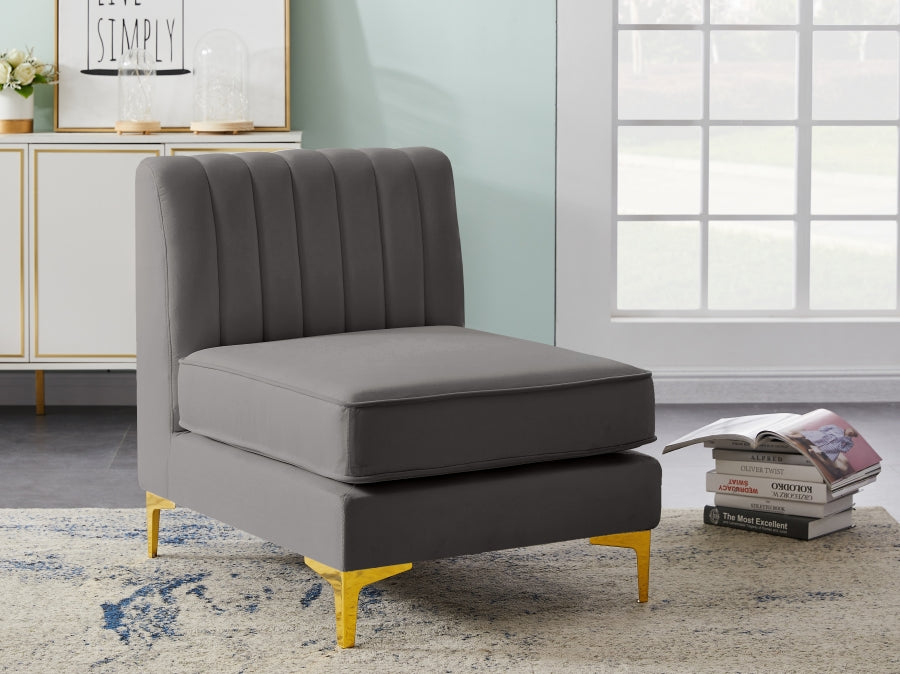 Fauteuil d'appoint rembourré en chenille Vivi