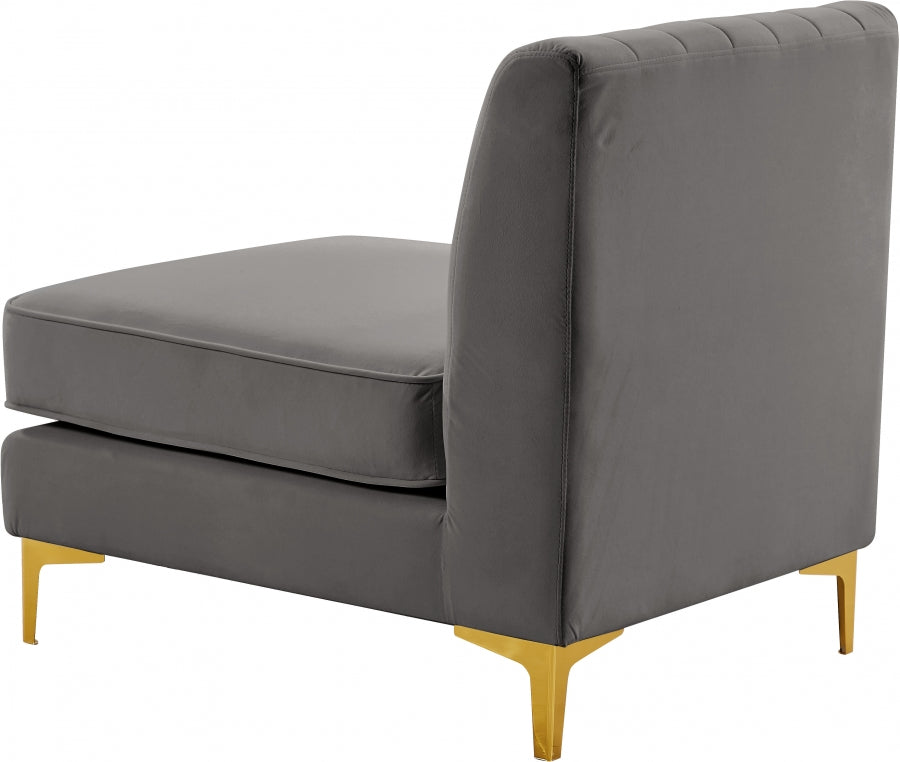 Fauteuil d'appoint rembourré en chenille Vivi