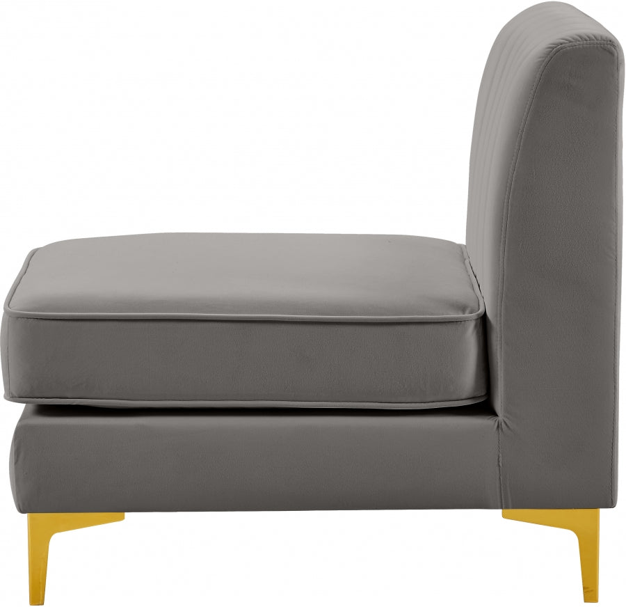 Fauteuil d'appoint rembourré en chenille Vivi